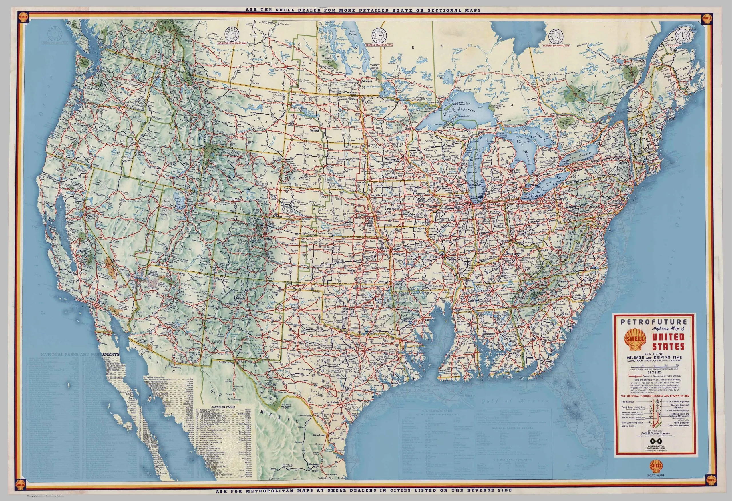 Figure 4: Map of the USA with 66m sea level rise. Credit: Conspiracy of cartographers