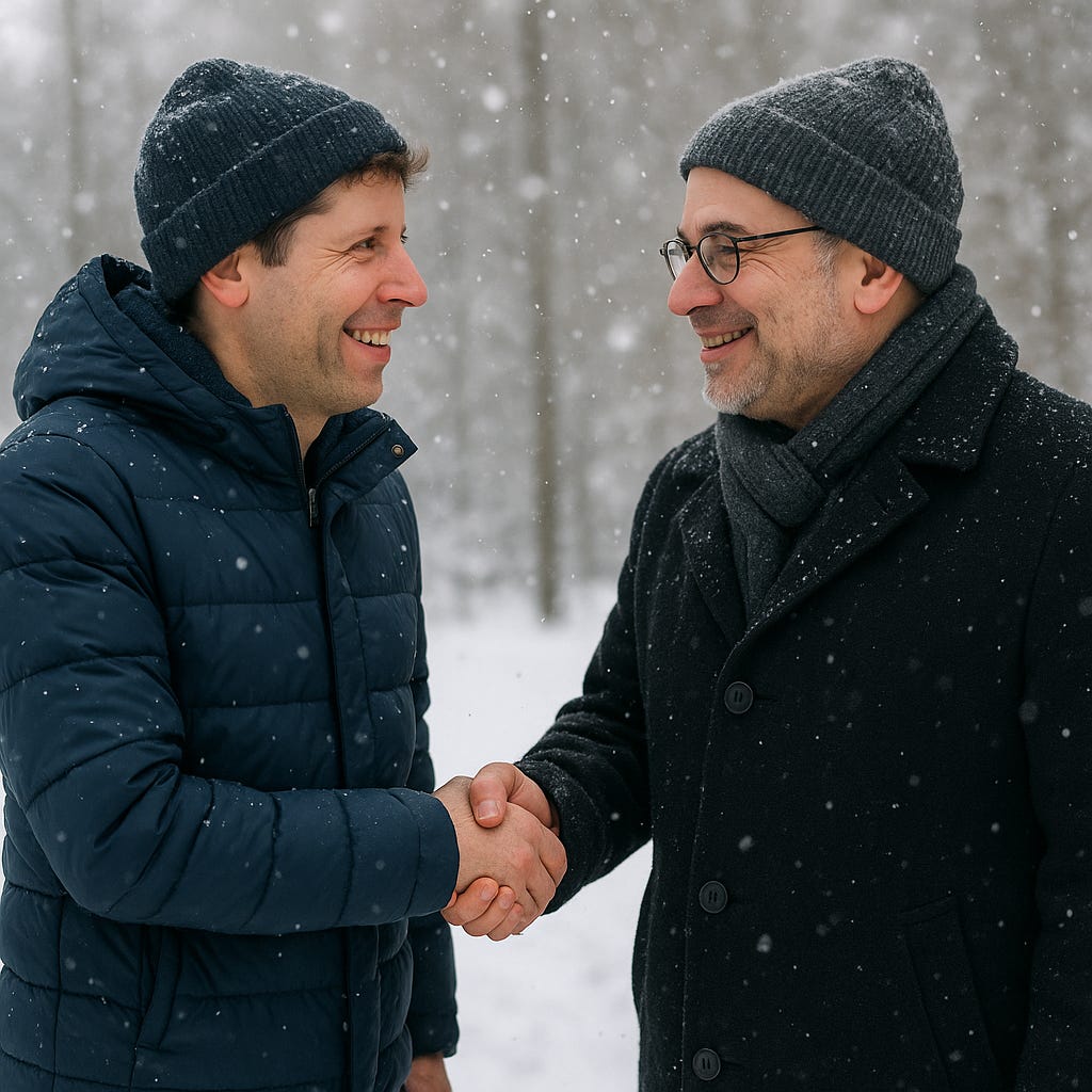 Figure 4: Is another AI winter coming? (Image generated by ChatGPT) (Marcus 2025a)